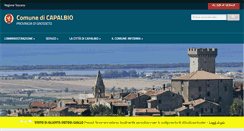 Desktop Screenshot of comune.capalbio.gr.it